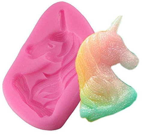 Moule en silicone artisanal licorne pégase cheval ailé camée corne décorations DIY savon résine dragées animaux fantastiques loisir créatif