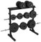 Yaheetech Support pour Haltères Support de Poids Repose Haltères pour Musculation/Fitness Max. 300 kg Rack de Rangement en Fer Peint