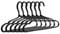 Brute Strength - Kleiderbügel aus Leder, für Anzüge - Schwarz - 6er Set, Jackenbügel aus Leder, Einkerbungen im Schulterbereich, rutschfest, Jacken, Hemden