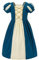Lito Angels Prinzessin Merida Kleid Kostüm Verkleidung für Kinder Mädchen Größe 9-10 Jahre 140 (Tag-Nummer 140)