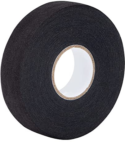 Hockey Tape,25 Meters Hockey Stick Tape Non Slip Hockey Grip Tape Self-Adhesive Ice Hockey Tapes for Hockey Squash Racket Badminton Fishing Rod Black