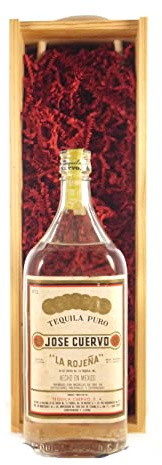 Jose Cuervo ' La Rojena' Tequila 1970's bottling in a wooden presentation box, 1 x 1000ml