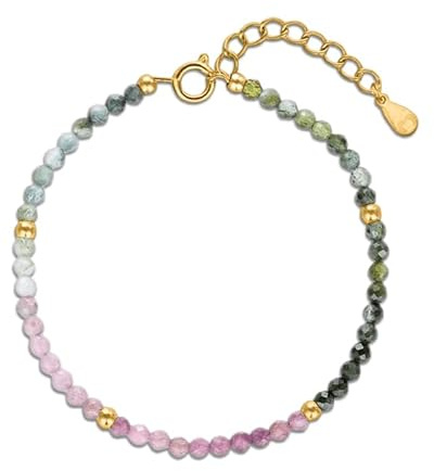 MARLION JEWELS Armband für damen mit kleinen Kristallen. Vergoldeter/versilbert Chirurgenstahl damen Armband ideal für Valentinstag und Muttertag Geschenk, Geburtstag... Schmuck damen armbänder