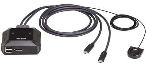 ATEN US3312 2-Port USB-C 4K DisplayPort KVM Switch