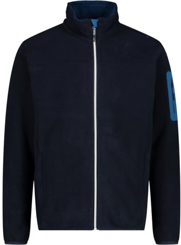 CMP - F.lli Campagnolo Herren Jacke Fleecejacke | weiches Fleece, Knit-Tech-Gewebe, Reißverschlusstaschen, weich auf der Haut