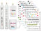Sugeru 6 PCS Kerzentattoo (200+ Muster), Wassertransferdruck | wasserschiebefolie kerzen | kerzenaufkleber sticker | Kerzen dekorieren | Happy Birthday, Geburtstag, Kerzen beschriften