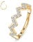 Helix Piercing Schmuck 16G Knorpel Creolen Ohrring Gold Nasenring Sägezahnform mit CZ Conch Creolen Ring Tragus Piercing Daith Ohrring Nasenring aus Chirurgenstahl 8 mm Helix Lobe Septum Conch Ohrring