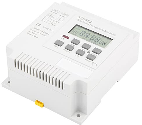 Relé de Tiempo Temporizador Programable Temporizador de 380 V, Temporizador de Alimentación Trifásico Interruptores de Pared Interruptores de Temporizador Tres Fases Tiempo