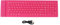 Cyrank Clavier en Silicone Pliable, Clavier à 108 Touches Clavier Flexible USB Clavier sans Fil Silent Rolling Keyboard PC Clavier Standard pour Ordinateur Portable(Rose)