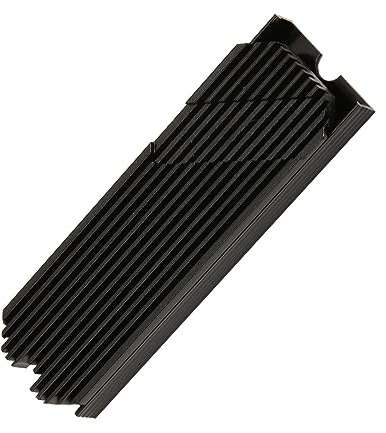 M.2 2280 SSD Heatsink, PS5 M.2 Heatsink SSD Cooler, M.2 PCIE NVMe SSD Heat Sink for 980 970 EVO Plus SN850 SN750 SN570 Firecuda 530, Black (Black)