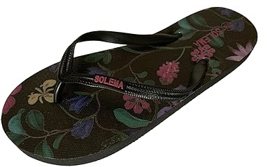 Solema Slip-on Plage Piscine Mode Tongs Slide Sandales Pantoufles Chaussures, Femme