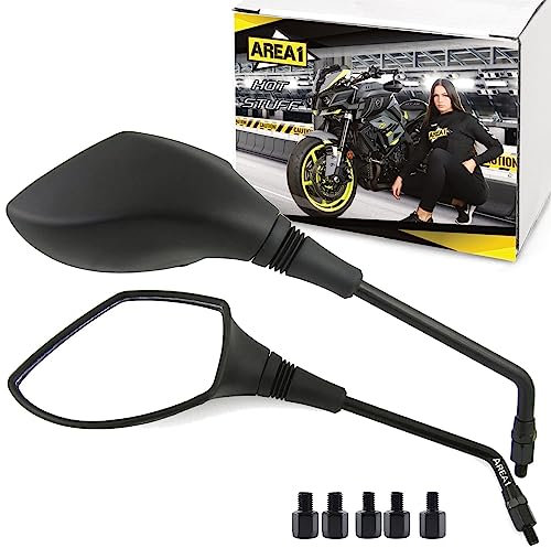 Rückspiegel Spiegel Set kompatibel mit Aprilia SMV 750 Dorsoduro SMV 1200, Dorsoduro 900 (V38)