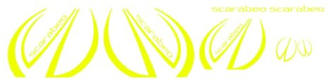 ADESIVI SCARABEO 50 (GIALLO FLUO)