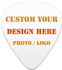 PiercingJak Gitarren Plektrum Personalisiert Foto Plektren Guitar Picks für Akustik-, Bass-, E-Gitarre Gitarre Ukulele Zubehör Einzigartige Geschenke für Männer Frauen