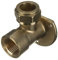 15mm x 1/2 Compression Wallplate Elbow - Bag of 2