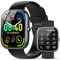 taopodo Smartwatch Herren Damen, 1.91 HD Fitnessuhr mit Telefonfunktion, 115+Sportmodi Wasserdicht Sportuhr, Fitness Tracker mit Schrittzähler Pulsmesser Schlafmonitor Smart Watch für Android iOS