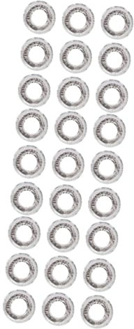 MAGICLULU 30pcs Reusable Aluminum Foil Stove Burner Covers Gas Oven Liners Oil Cleaning Pad Round for Gas Stove