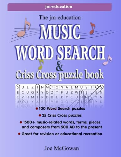 The jm-education Word Search and Criss Cross Puzzle Book
