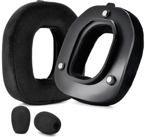 A50 Gen 4 Ohrpolster und Mikrofon-Schaumstoff, defean Ersatzkissen, kompatibel mit Astro-A50 Gen 4, Gen 5 und Astro-A50X-Headset, verbesserter hochdichter Schaumstoff mit Geräuschunterdrückung