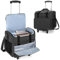 Trunab Lehrertasche Trolley, Teacher Bag mit Bodenpolster und abnehmbarem Trolley, Tragetasche auf Rädern mit gepolsterten Taschen für Laptops bis zu 15,6“