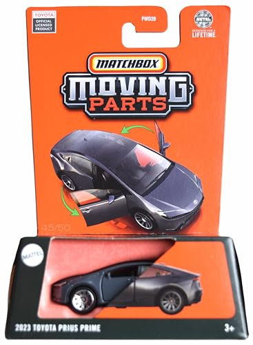 Matchbox 2023 Toyota Prius Prime, bewegliche Teile [Grau]