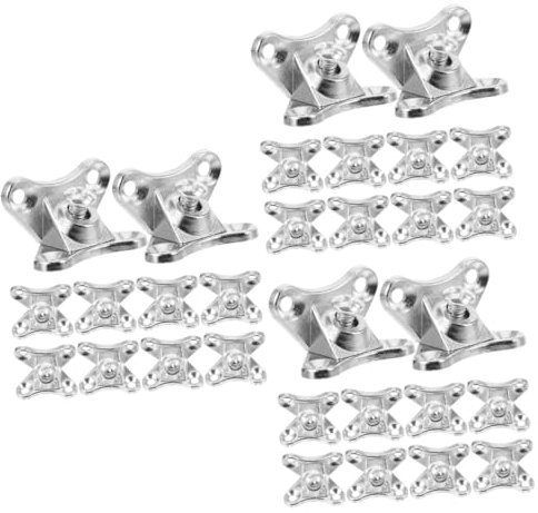 Veemoon 36stücke Teiliges Von Schmetterlings-eckwinkeln Förmige Halterungen Für Möbel Und Installieren Langlebig Und Multifunktional Für Möbelfixierung