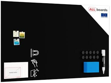 ALLboards Rahmenloses SLIMboard - Kreideoberfläche - 200x120 cm + GRATIS