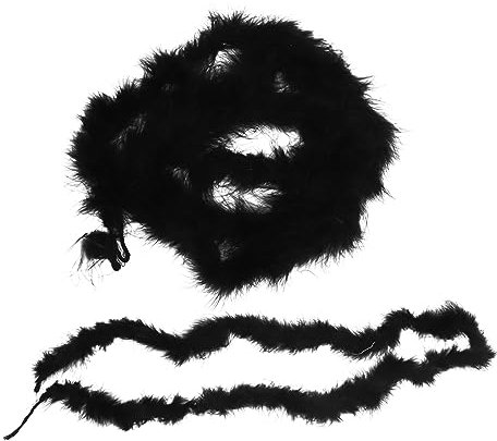DECORNIJIA 2 Stück DIY Federboa Flauschige Plume Boa für Dekoration und Bastelprojekte für Partys Hochzeiten und Maskeraden