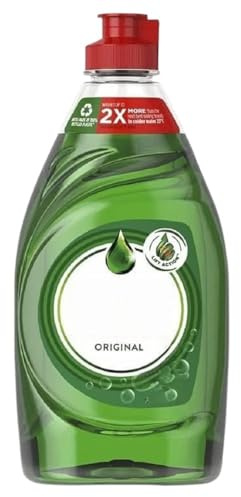 Fairy Original Washing Up Liquid 320ml x 1 – Tough on Grease, Gentle on Hands, Powerful on Dishwashing – Long-Lasting Shine with Welari Thank You Card | (1 Pack)