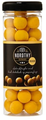 Nordthy Lakritzkugeln mit Passionsfrucht 300g – Skandinavische Spezialität