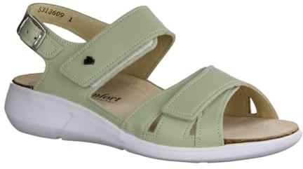Finn Comfort Nadi Mint (Hellgrün) - Sandale mit loser Einlage - Marken, Grün, leder (feel)