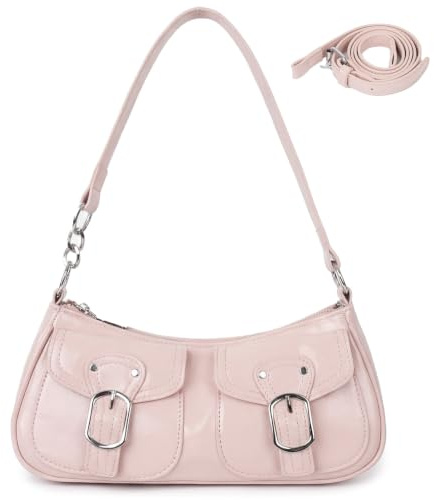 Aulenge Borsa a Mano Donna Piccola Y2K Borsa a Mano Donna Vintage | Materiale PU, Stile Y2K, Streetstyle, Borsa per Festa e Matrimonio