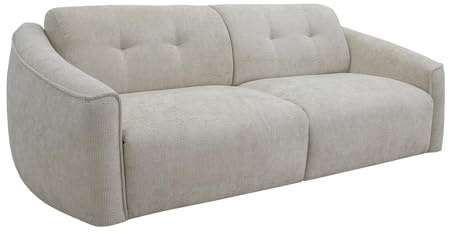 Vente-unique - Schlafsofa 3 Asufa - Polyester - beige