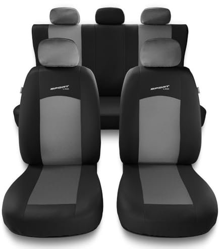 Mossa - Universal Sitzbezüge Auto kompatibel mit VW Volkswagen Lupo (1998-2005) - Autositzbezüge Schonbezüge für Autositze - S-G2