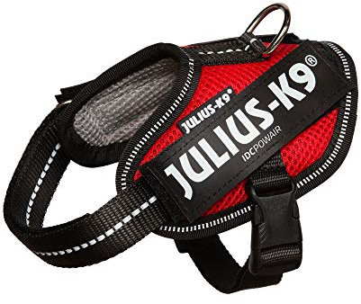 Julius-K9, IDC Powair Hundegeschirr, Größe: 2XS / Baby 2, Rot
