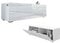 PLATAN ROOM Fernsehschrank TV-Lowboard 105/140 / 160/210 / 280 In Weiß Hängend Oder Stehend Hochglanz Matt (105 x 30 x 32, Weiss Matt/Weiß Hochglanz)