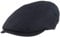 Breiter Herren Schiebermütze, Flatcap, Schirmmütze, 100% Leinen, Futter 100% Baumwolle, Leicht & Bequem Marine 63
