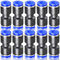 ERGAOBOY 10 Stk. Blau 4mm AD gerade Steckanschlüsse, Push to Connect Fittings Rohrverbindung Push Fit (PU-4)