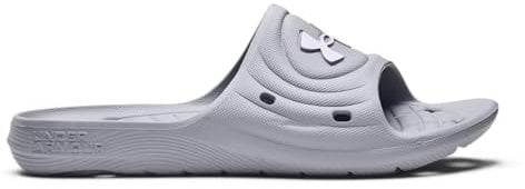 Under Armour Ua M Locker Iv Sl, Sandalo Slide Uomo, Mod Gray Mod Gray White, 41 EU