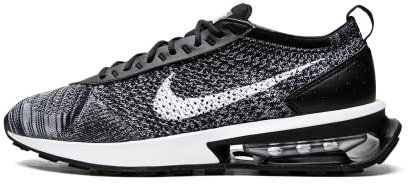 NIKE Air Max Flyknit Racer Men's Fashion Trainers Sneakers Shoes DJ6106 (Black/White 001) UK10.5 (EU45.5)