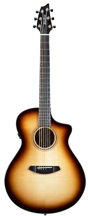 Breedlove Artista Pro Concert CE 6-String European Spruce Wood Top Acoustic Guitar with Maple Neck and Real Solid Tonewoods (Right-Handed,Burnt Amber)