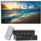 Yinker 4K30Hz HDMI Videowand Controller 2x2 HDMI Video Wall Processor für 4 TV Splicing Display Unterstützt 1x1, 1x2, 1x3, 1x4, 2x1, 2x2, 3x1, 4x1-1 HDMI Input & 4 HDMI Output