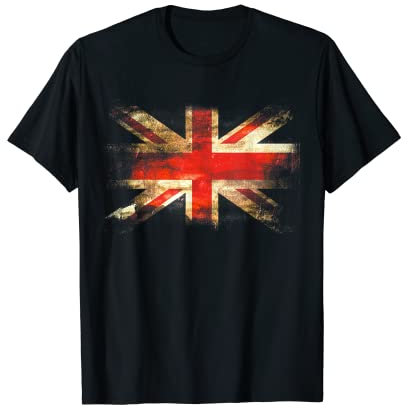 United Kingdom Flagge British Union Jack UK Flaggen Herren Damen T-Shirt