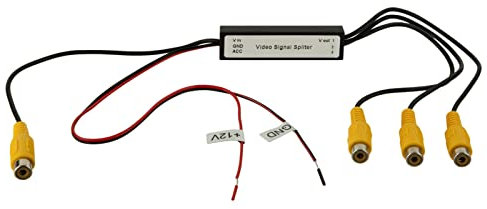 ACV - Amplificador de señal de vídeo con divisor de 3 canales, 1 RCA a 3 RCA - 771000-5009