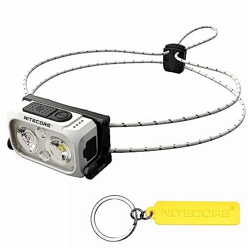 Nitecore NU21 360 Lumen Ultra Leggero Outdoor Faro Doppio Fascio USB-C Ricaricabile Tag (Bianco)