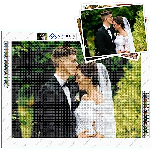 ARTULIO 5D Diamond Painting Eigenes Foto - 60x40 cm – Daiming Panting Eigenes Bild