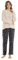 kolipajam Pyjama d'hiver 2023 en polaire moelleuse pour femme à manches longues - Ensemble 2 pièces avec haut et pantalon long - Vêtement de détente, Rose, 40-42