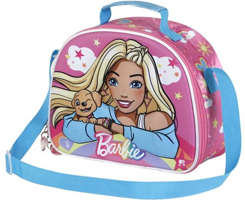 Barbie Rainbow-Porta Merenda 3D, Rosa, 25,5 x 20 cm