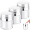 Yelschwa Pot à crème sous vide pour produits de soins de la peau, portable, rechargeable, format voyage, récipient de maquillage, distributeur à pompe pour crèmes, lotions, cosmétiques (15 ml)