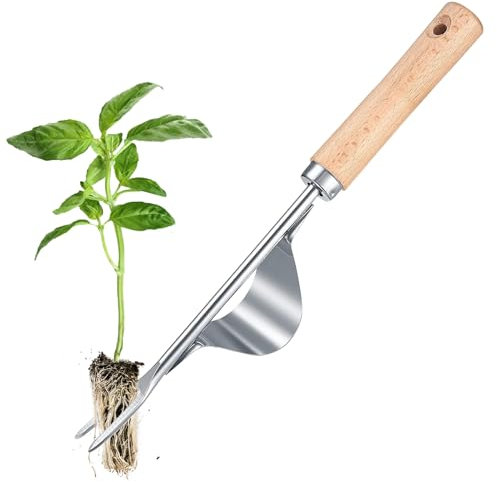 YIZHIXIANGQ Désherbeur Manuel, Arrache Racine, Désherbeur à Main, Outil de Désherbage Manuel, Arrache Racine Manuel, Convient pour Eliminer Les Mauvaises Herbes des Jardins/Potagers/Paysages (A)